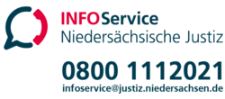 Kontaktdaten des Infoservice der Justiz Niedersachsen